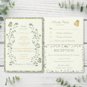 Grüne Blumenhochzeit Geschenkschachtel (Personalisiere diese Kollektion eines unabhängigen Creators.)