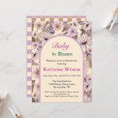 Elegante Vintage Blume Geschenkpapier