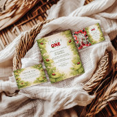 Vintage Garden Lady Bug 1st Birthday Serviette