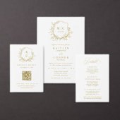 Elegant Gold Classic Vintage Wedding Programs Programm (Personalisiere diese Kollektion eines unabhängigen Creators.)