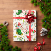 Vintage Retro-Weihnachtsstrümpfe (Personalisiere diese Kollektion eines unabhängigen Creators.)