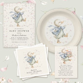 Storybook Vintage Duck Diaper Raffle Begleitkarte