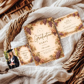 Vintage Vineyard Graduation Party RSVP Karte