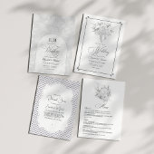 QR-Code für Vintage Hochzeitsszenarien Einladung