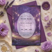 Violet auf der Waldhochzeit um Mitternacht Save The Date