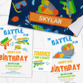 Wasser-Rüstung Battle Pool Party Kinder Sommer Geb Einladung