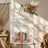 Whimsical Ein Neues Kapitel Buch Brautparty Pappteller