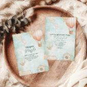 Wasserfarbenabenteuer erwartet Gender Baby Dusche Serviette