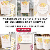 Boho Sunshine Babyparty Serviette