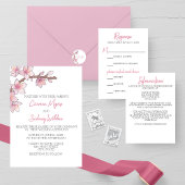 Hochzeit von Watercolor Cherry Programm