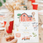 Niedliche Zuchttierzucht Barnyard Birthday Pappteller