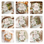 Wasserfarbe Dinosaur Babydusche Einladung