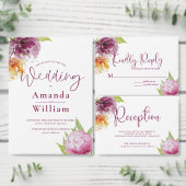 Personalisierte Hochzeit mit Wasserfarben Runder Aufkleber (Personalisiere diese Kollektion eines unabhängigen Creators.)