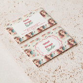 Watercolor Lash Artist Visitenkarte