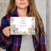 Wiesen farbenfrohe Blume Erwachsene Einladung zum