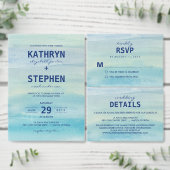 Wasserfarben speichern die Datumskarten Save The Date (Personalisiere diese Kollektion eines unabhängigen Creators.)