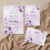 Lila Blumenzellenflagge Wimpelkette (Personalisiere diese Kollektion eines unabhängigen Creators.)