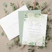 Budget Elegante Grüne Hochzeit speichern das Datum (Personalisieren Sie die Kollektion dieses unabhängigen Creators. Test)