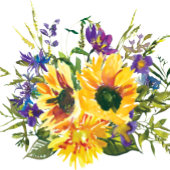 Sonnenblume Zweiter Geburtstag Einladung