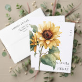 Watercolor Sunflower Rustic Country Wedding Pappteller (Personalisieren Sie die Kollektion dieses unabhängigen Creators. Test)