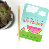 Pink Watermelon Birthday Picnic Party Einladung