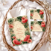 Watermelon Botanical Garden Diapper Raffle  Begleitkarte
