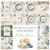 Wolken Thema Baby Shower Servietten