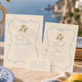 Dankeschön für Lemon Squeeze Baby Shower Geschenktütchen