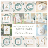 Bearly Wait Baby Shower Servietten Teddy Bär