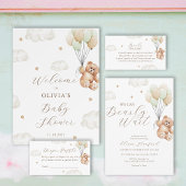 Wir können frühzeitig die Kinderdusche abwarten Serviette