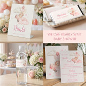 Bearly Wait Aviator Mädchen Baby Shower Pappbecher