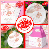 Wir können frühzeitig die Pink Pooh Bear Babydusch Begleitkarte