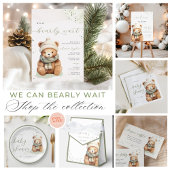 Wir können Babyduschenduschabwaschkarte frühzeitig Begleitkarte