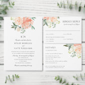 Hochzeitscreme mit weichem Pfirsichfarben Runder Aufkleber (Personalisiere diese Kollektion eines unabhängigen Creators.)