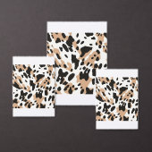 Farm Wedding Cowhide Print Serviette (Personalisiere diese Kollektion eines unabhängigen Creators.)