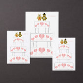 Anfrage zur Trauzeugin des Hochzeitstortendesigns Einladung (Personalisiere diese Kollektion eines unabhängigen Creators.)