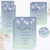 Hochzeitliches Lässiges Thema Weiß und Blau Tischnummer