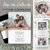 4 Foto Hochzeit ändern Datum verschoben Pläne Ankündigungspostkarte