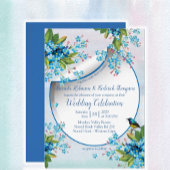 Blue Vergget-me-not, Blume Tischnummer