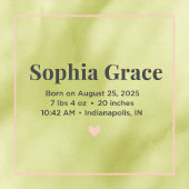 Minimal Modern Ivory Save the Date