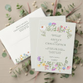 Moderne Rustikale Wildblume Hochzeit Programm (Personalisieren Sie die Kollektion dieses unabhängigen Creators. Test)