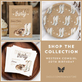 Dirty 30 Western Land 30. Geburtstag Party Flaschenöffner