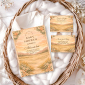 Western Desert Wildflower Baby Shower Einladung