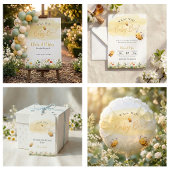 Bee Gender Reveal Button Team Boy