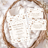 Whimsical Autumn Forest Baby Shower Serviette