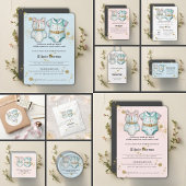 Whimsical Baby Clothes Gender Neutral Baby Dusche Serviette