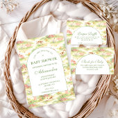 Whimsical Barnyard Garden Diapper Raffle Begleitkarte