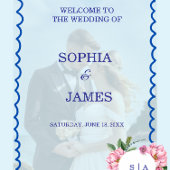 Whimsical Citrus Green & flower Wedding  Einladung