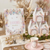 Launischer Blumenfee-Garten-Geburtstag  Große Geschenktüte