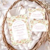 Whimsical Fairy Baby Shower Serviette